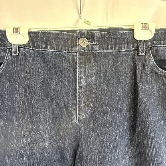 CJ Banks Blue Jeans Size 24W P 46x29 Christopher & Banks stretch comfort fit - Picture 3 of 13